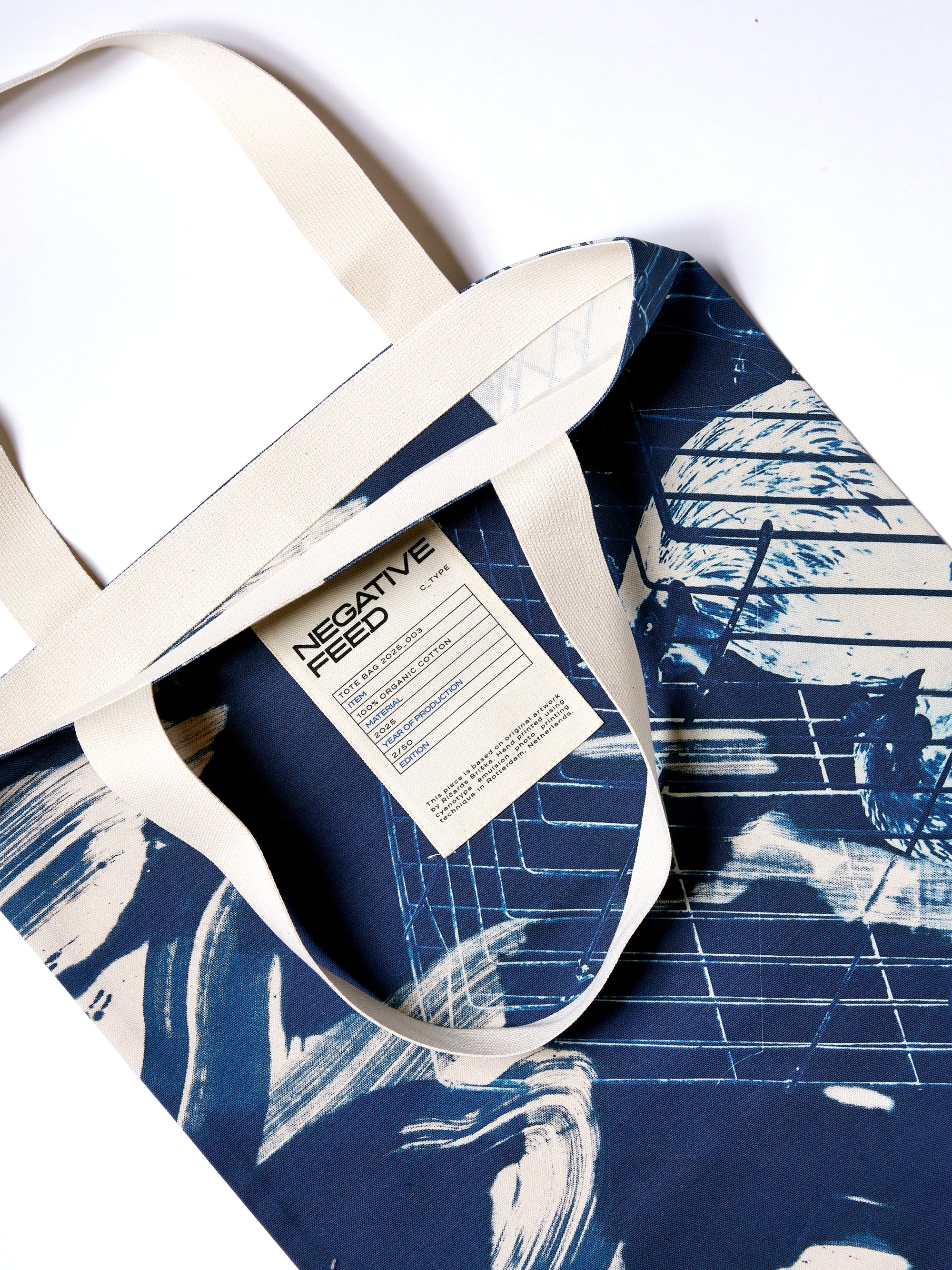 NEGATIVE FEED TOTE BAG 2025_005