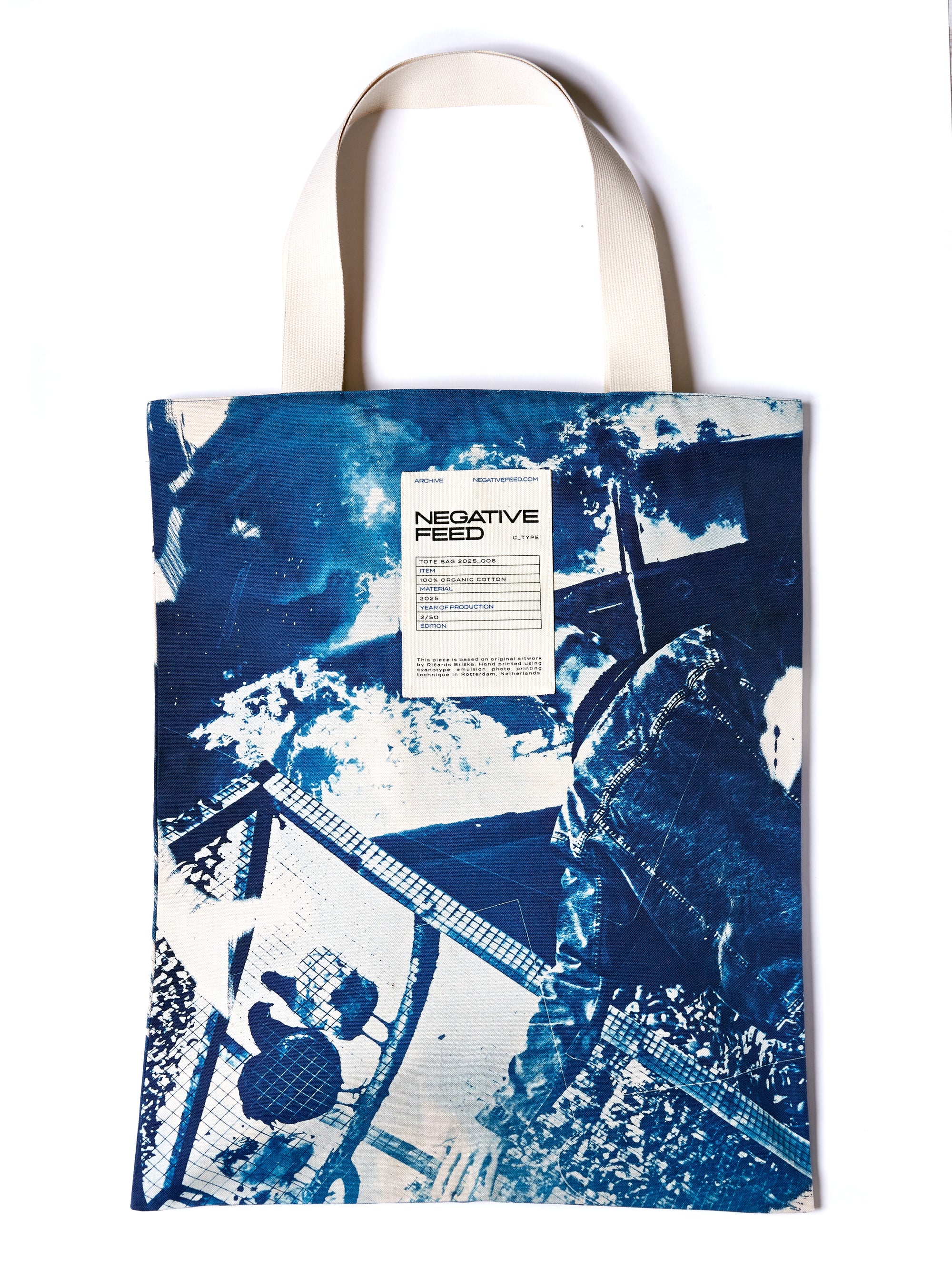NEGATIVE FEED TOTE BAG 2025_007