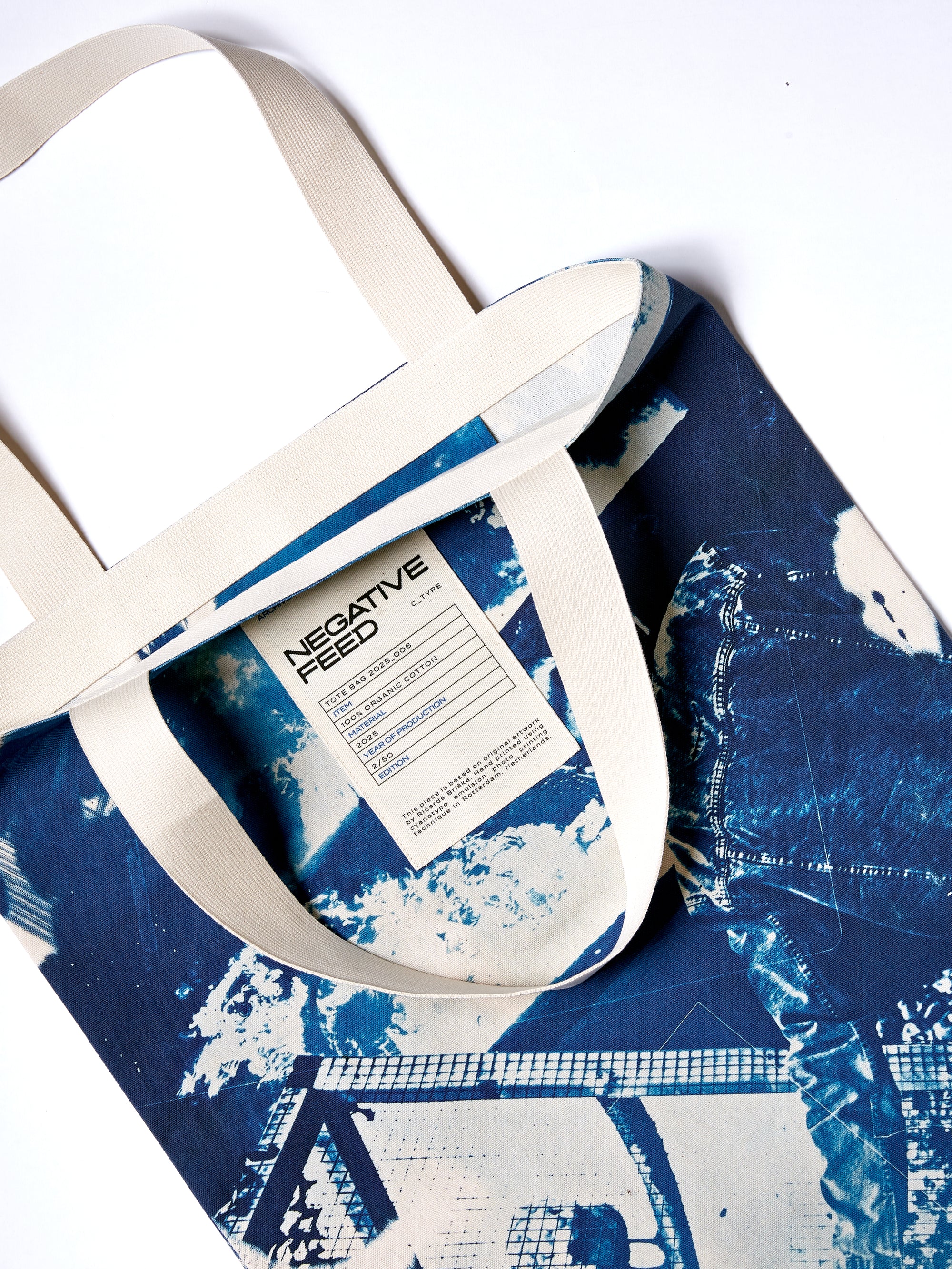 NEGATIVE FEED TOTE BAG 2025_007