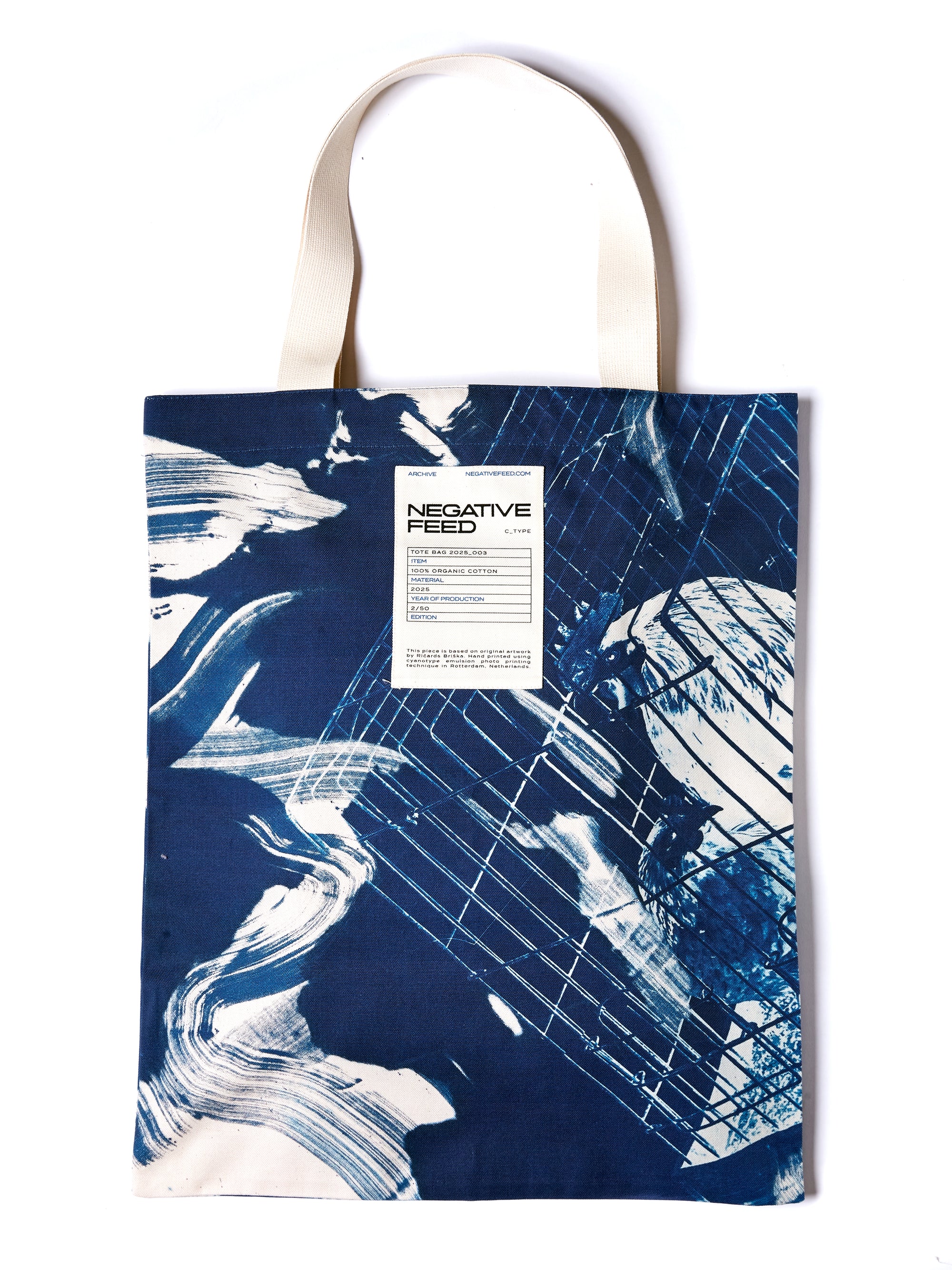 NEGATIVE FEED TOTE BAG 2025_005